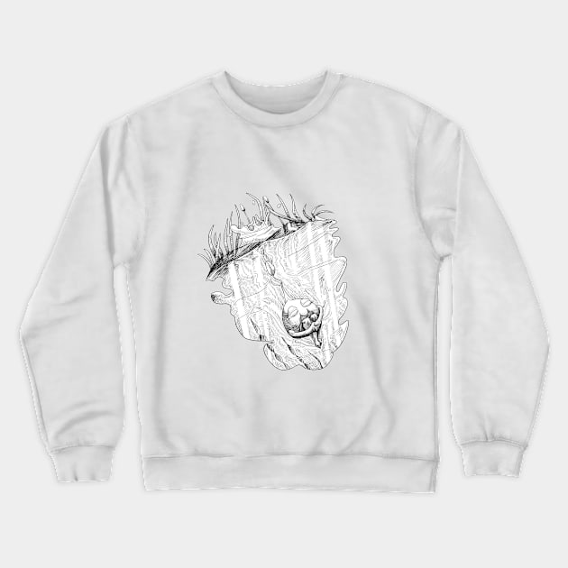 Underwarter Crewneck Sweatshirt by Franklin Silva Art